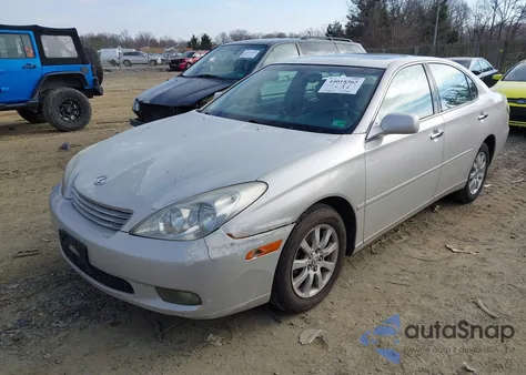 2002 Lexus Es 300 из США, поврежденный, VIN JTHBF30G220072258
